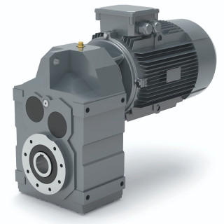 Циліндричний насадний редуктор DP 972-973 | i:96,53 | лапи | Вихідний вал: 120 мм | Mн: 20000 Н·м